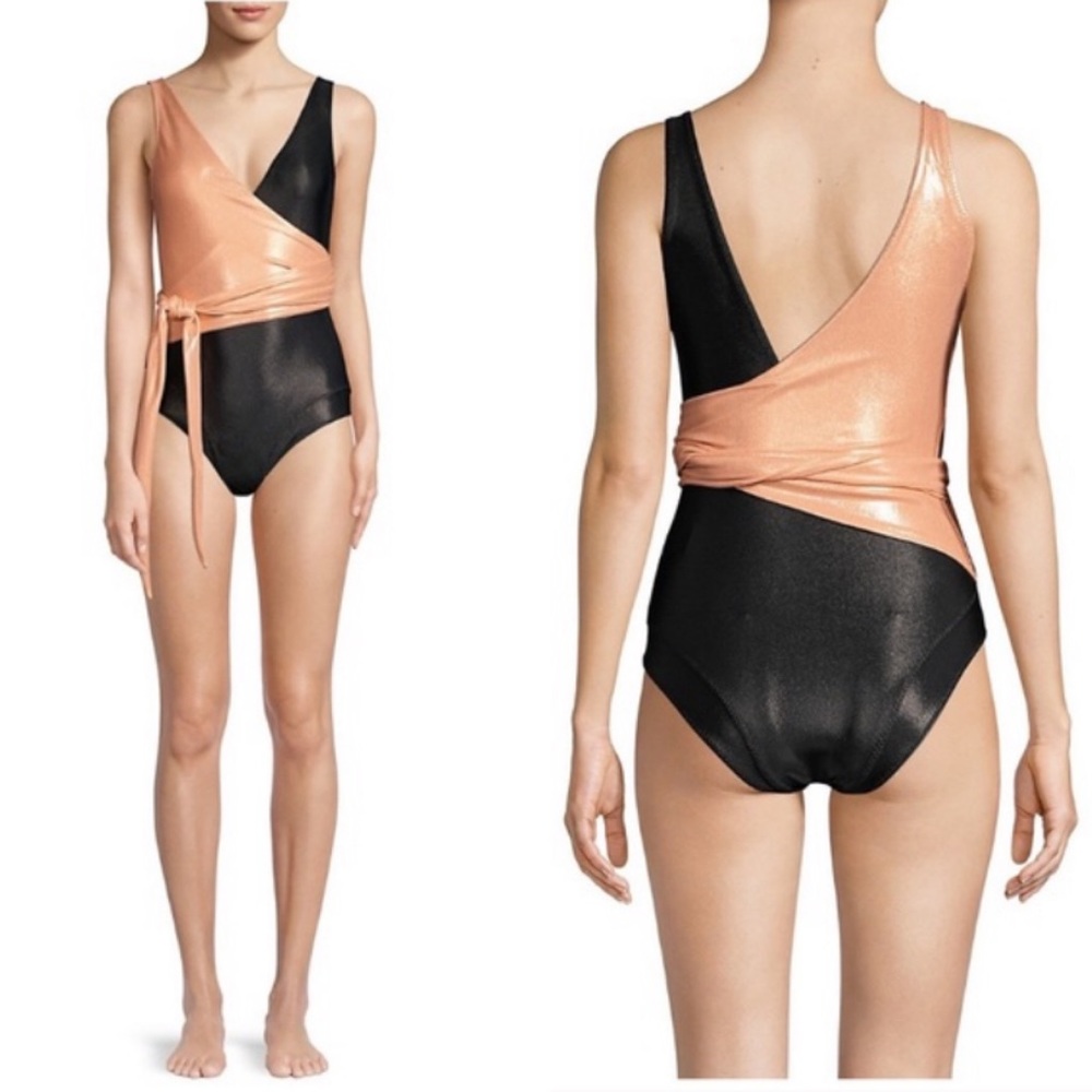 Lisa Marie Fernandez Dree Louise Metallic Maillot One Piece 3